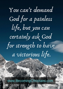 quote about having a victorious life with God