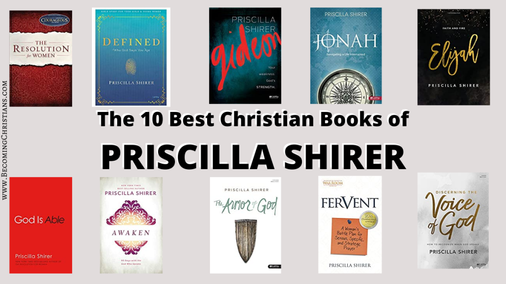 What are the top books of Priscilla Shirer in August 2022?